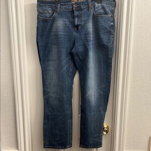 Seven7 Men's Dark Blue Straight Jeans